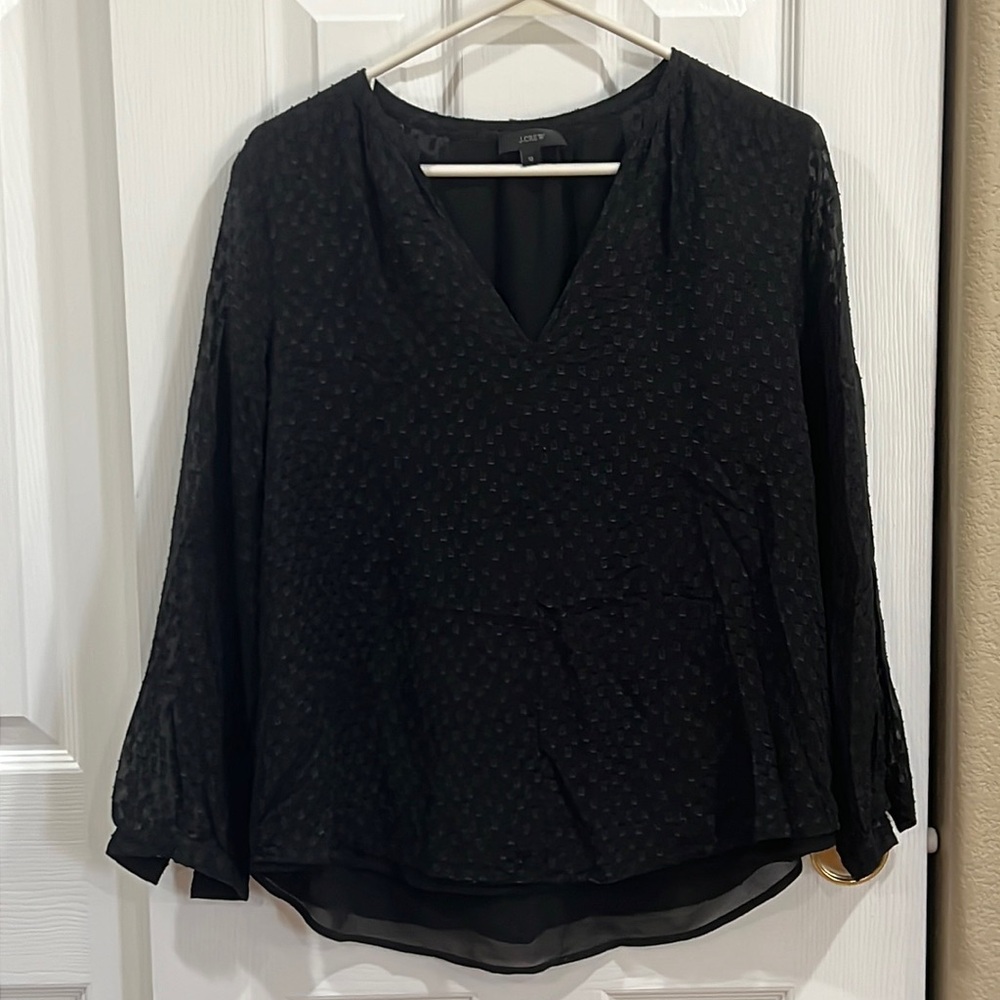 J Crew silk shirt, size 10